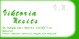 viktoria mesits business card